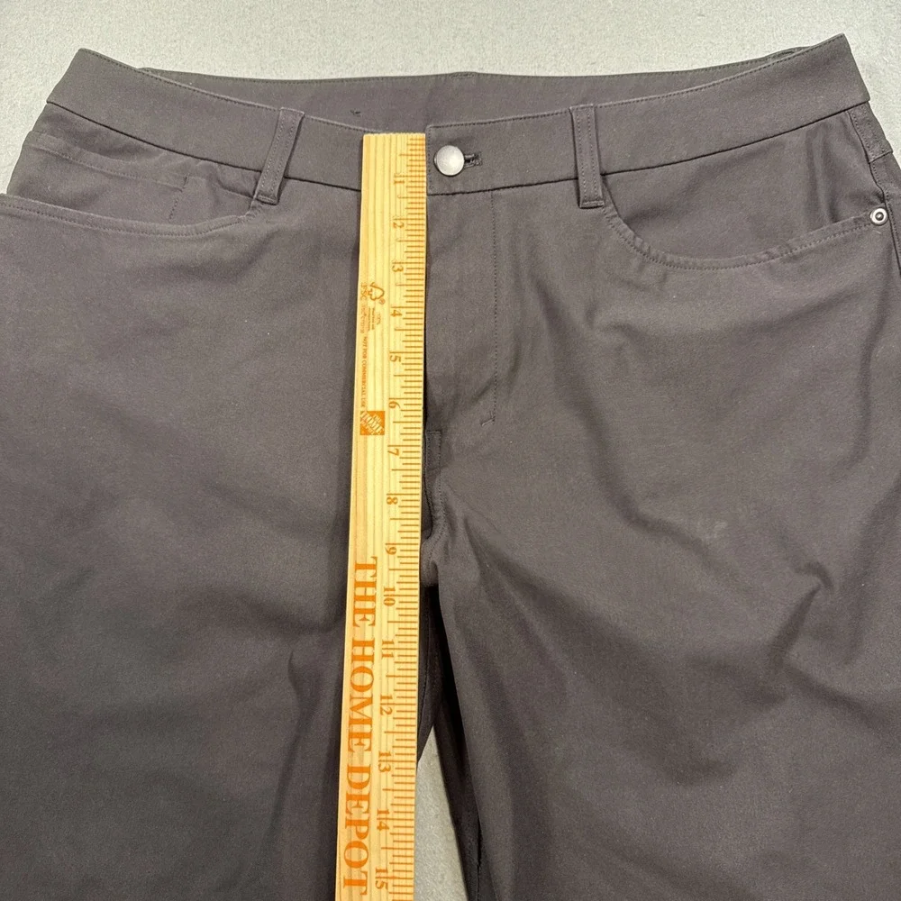 Lululemon ABC Classic Fit Pants Mens 34 OBSIDIAN Warpstreme Chino LM5AQHS